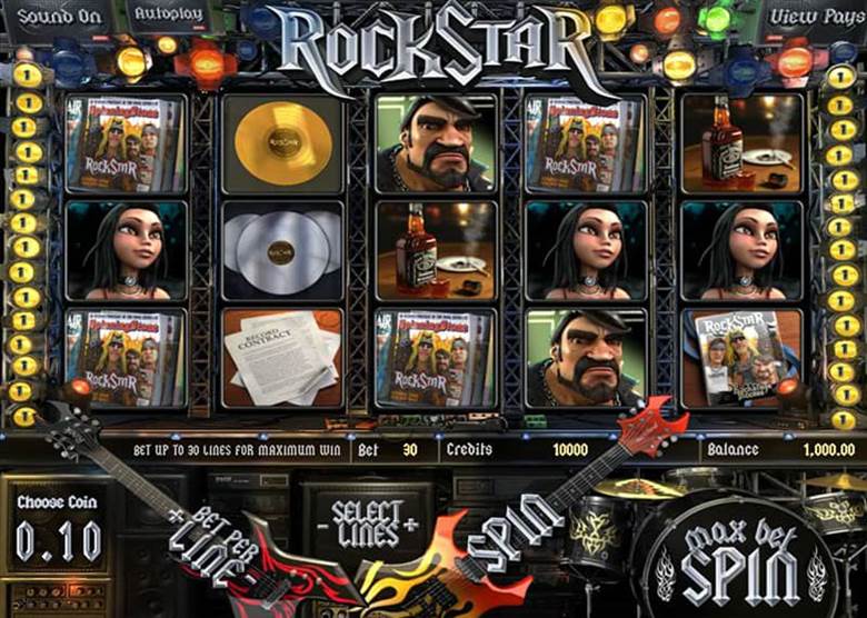 รีวิวเกม Rock Star สนุกไปกับสล็อตตำนานเพลงร็อค